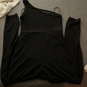 Romper. Off shoulder. Glittery.